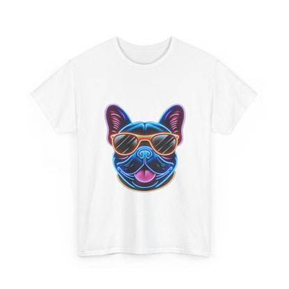 Mens neon French Bulldog T-shirt