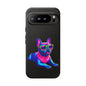 Neon French Bulldog phone case