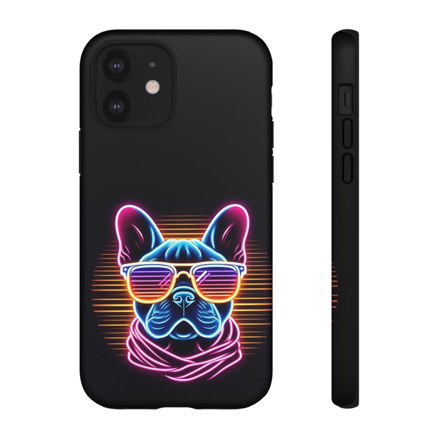 Neon French Bulldog Phone Case