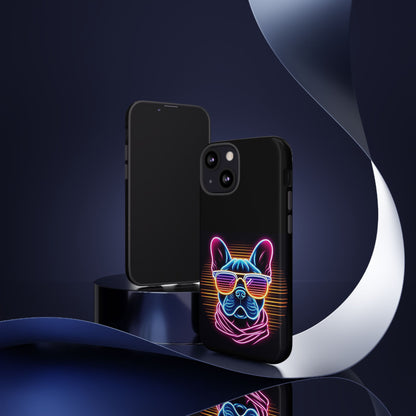 Neon French Bulldog Phone Case