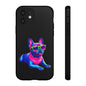 Neon French Bulldog phone case