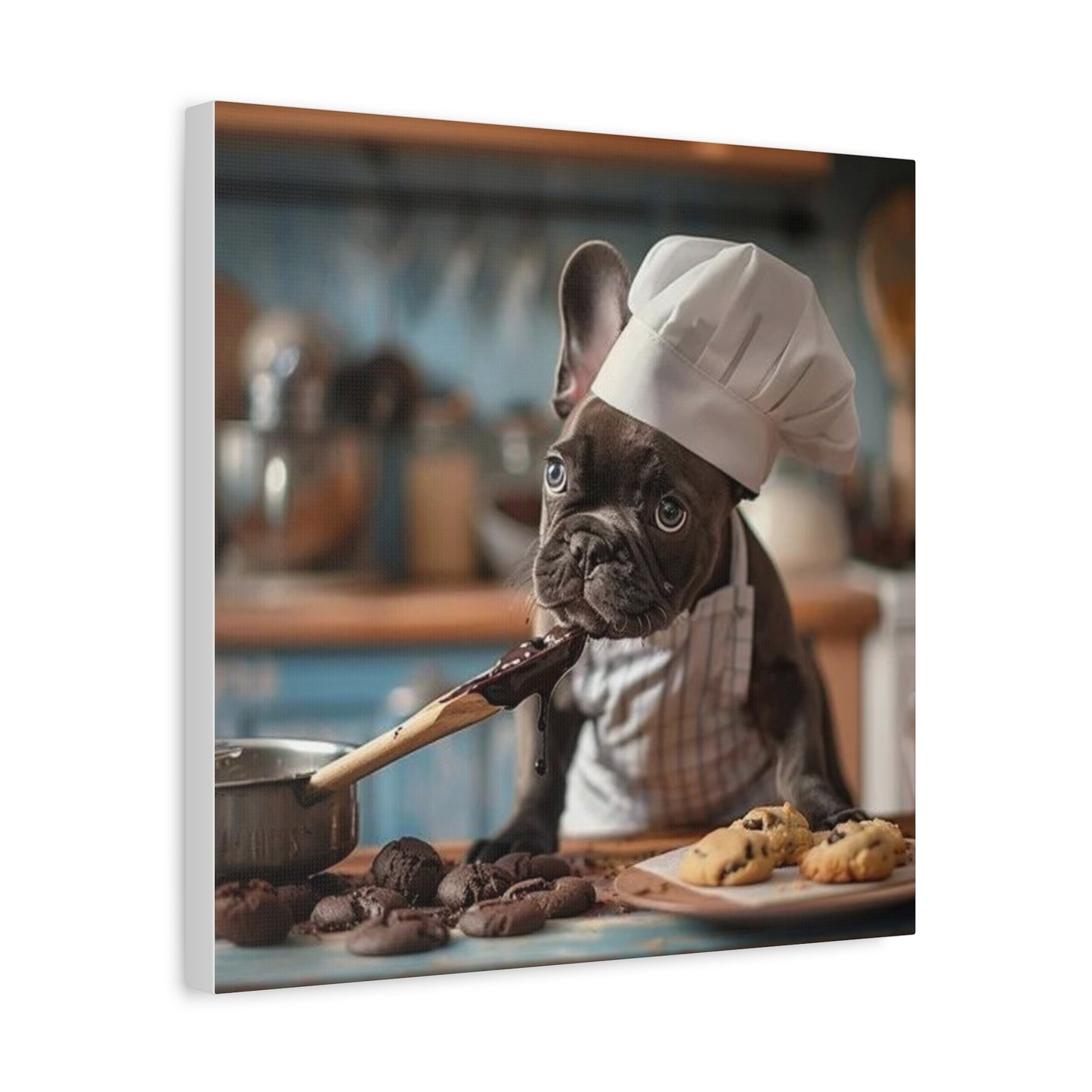 French Bulldog Kitchen Canvas