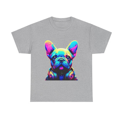 Mens neon French Bulldog T-shirt