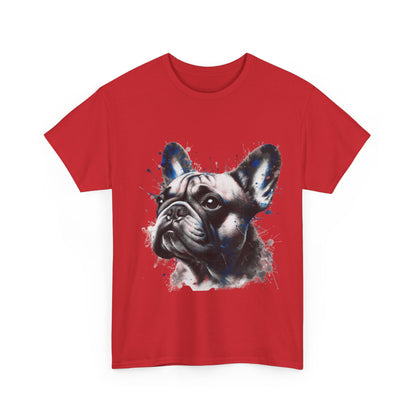 Mens colourful French Bulldog artistic T-shirt