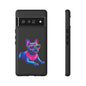 Neon French Bulldog phone case