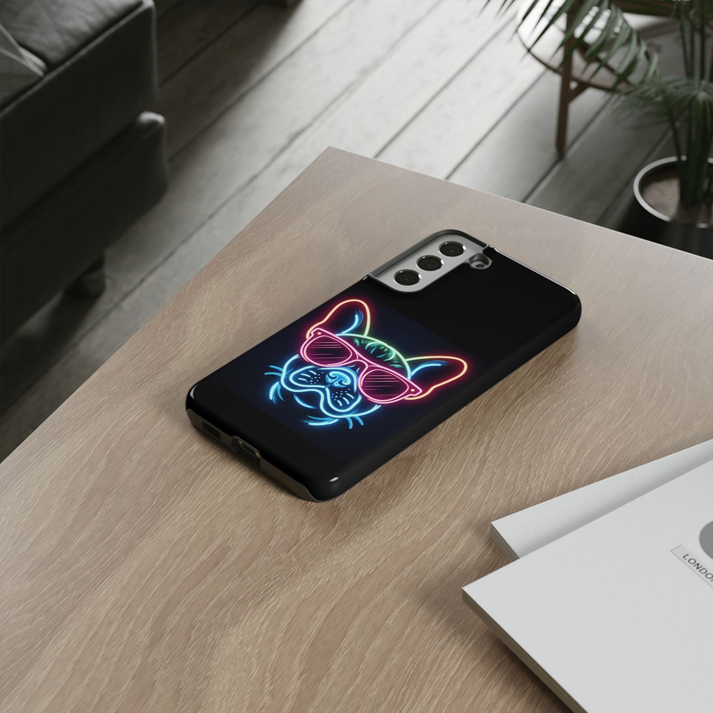 Neon French Bulldog Phone Case