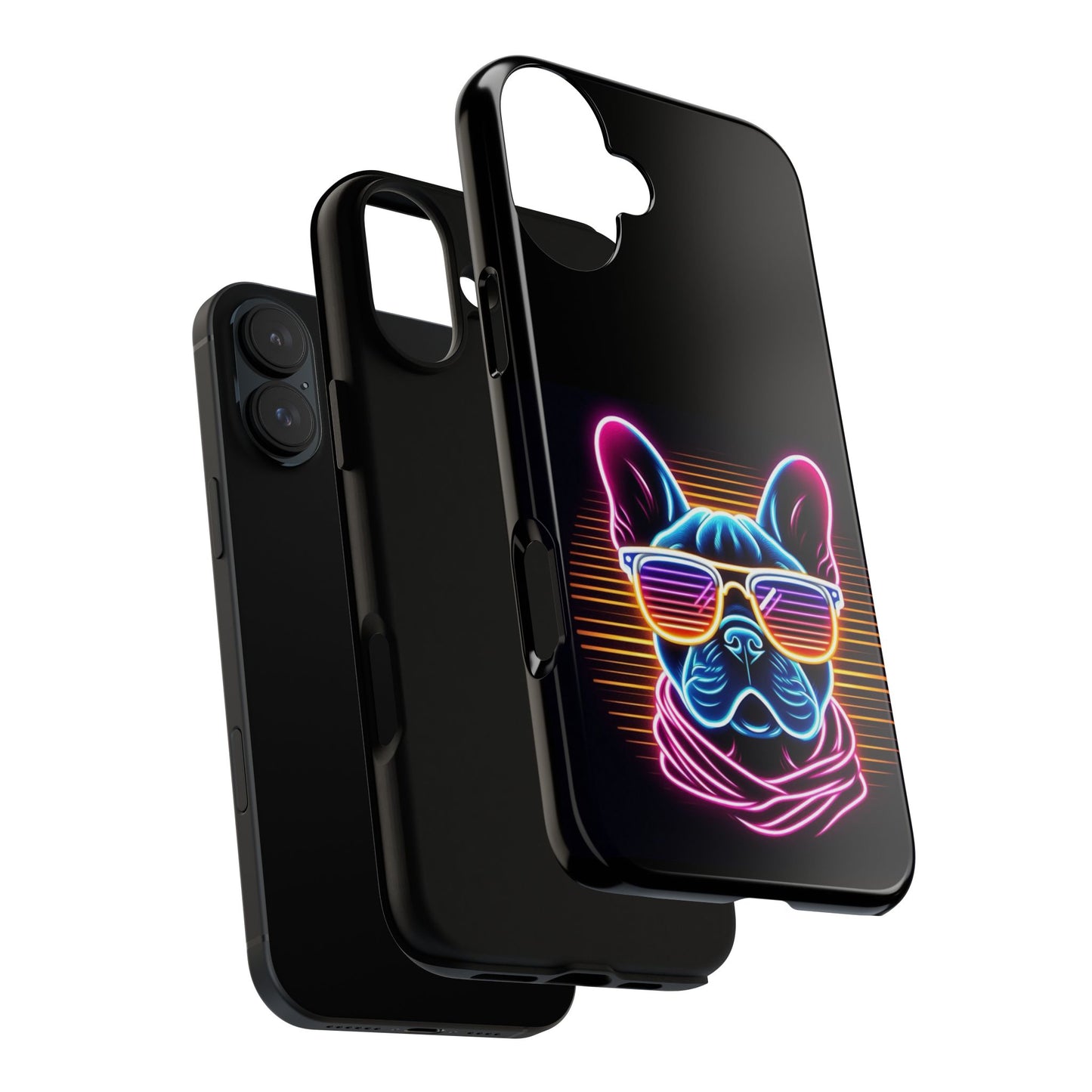 Neon French Bulldog Phone Case