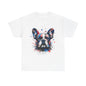 Mens Colourful French Bulldog artistic T-shirt