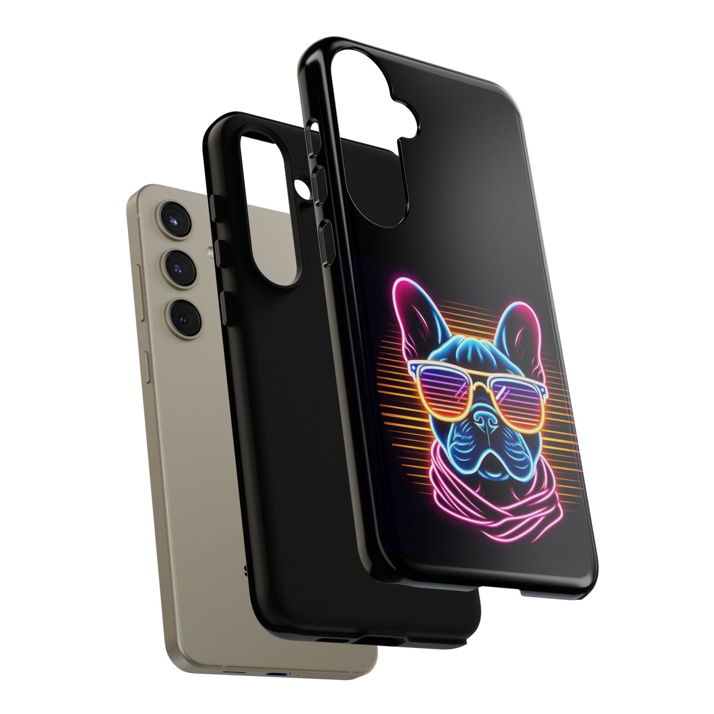 Neon French Bulldog Phone Case