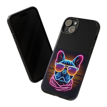 Neon French Bulldog Phone Case