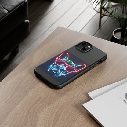 Neon French Bulldog Phone Case