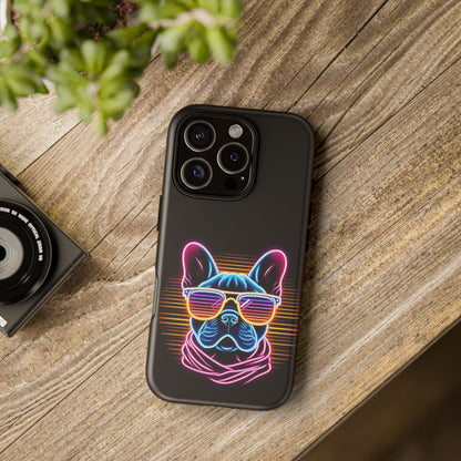 Neon French Bulldog Phone Case