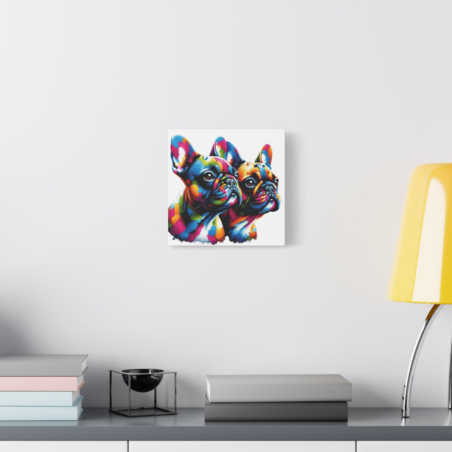 Artistic French Bulldog Canvas