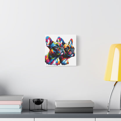 Artistic French Bulldog Canvas