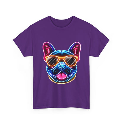 Womens neon French Bulldog T-shirt