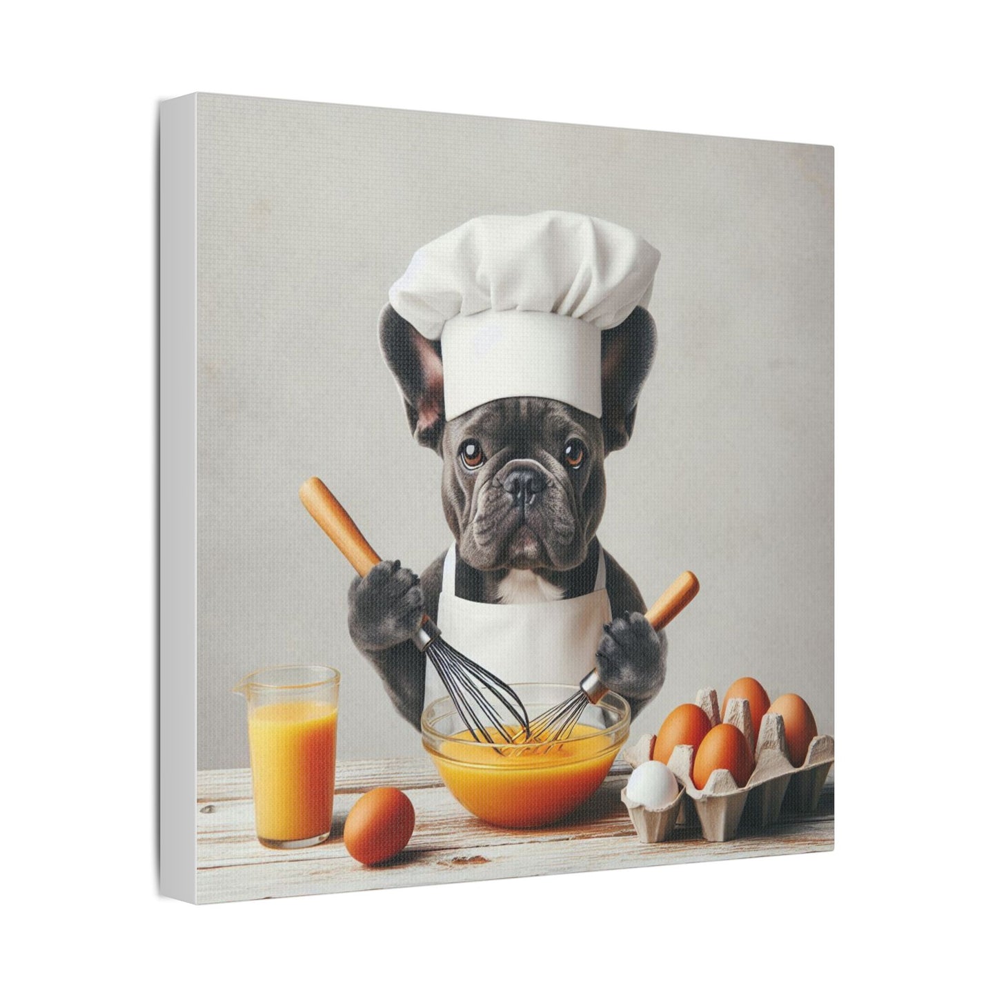 French Bulldog Kitchen Canvas