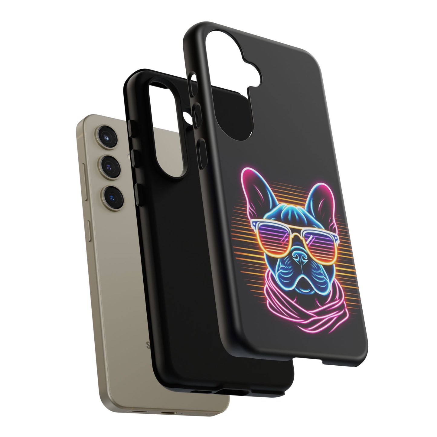 Neon French Bulldog Phone Case