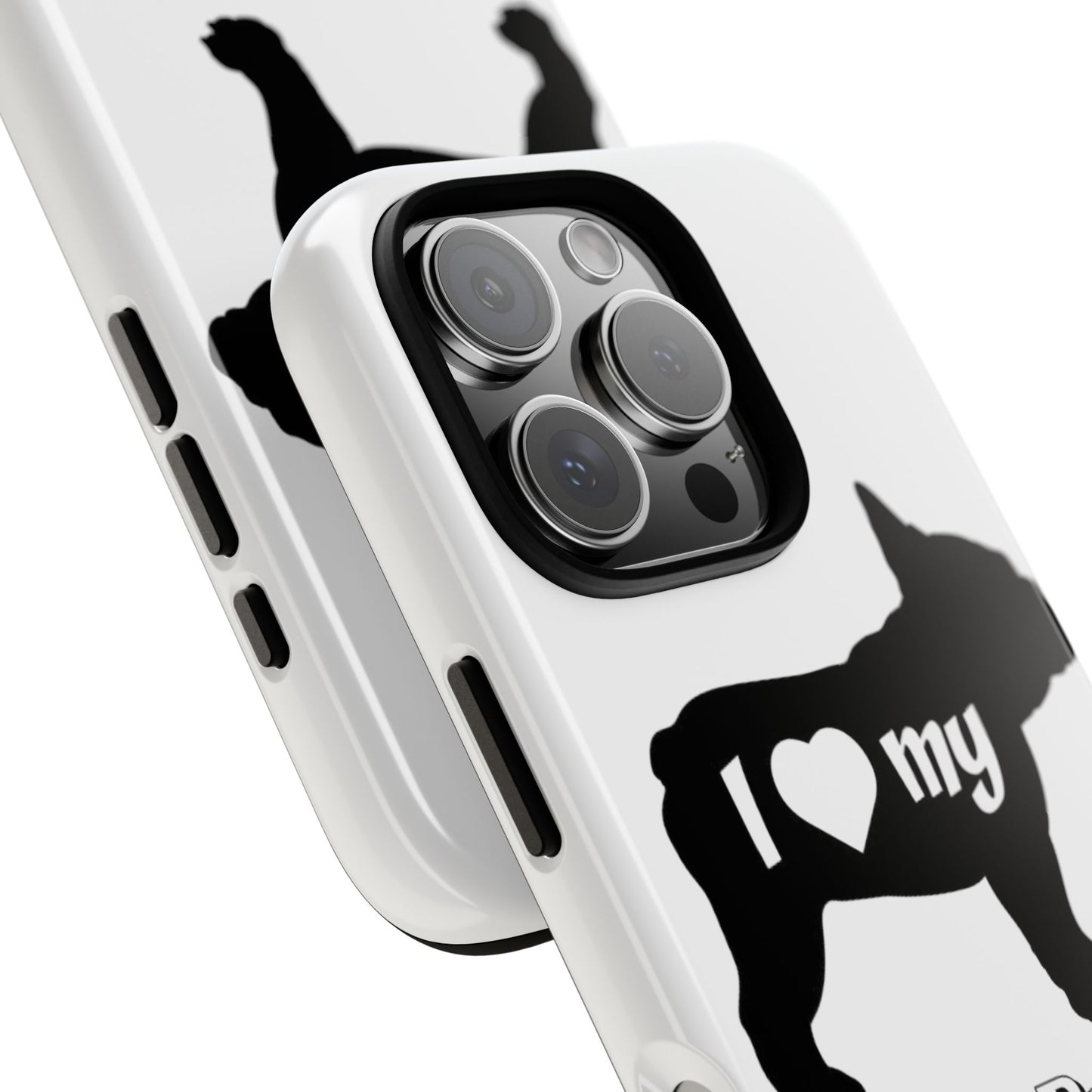 I Love My French Bulldog Phone Case