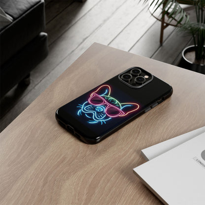 Neon French Bulldog Phone Case