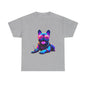 Womens neon French Bulldog T-shirt