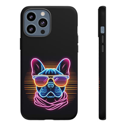 Neon French Bulldog Phone Case