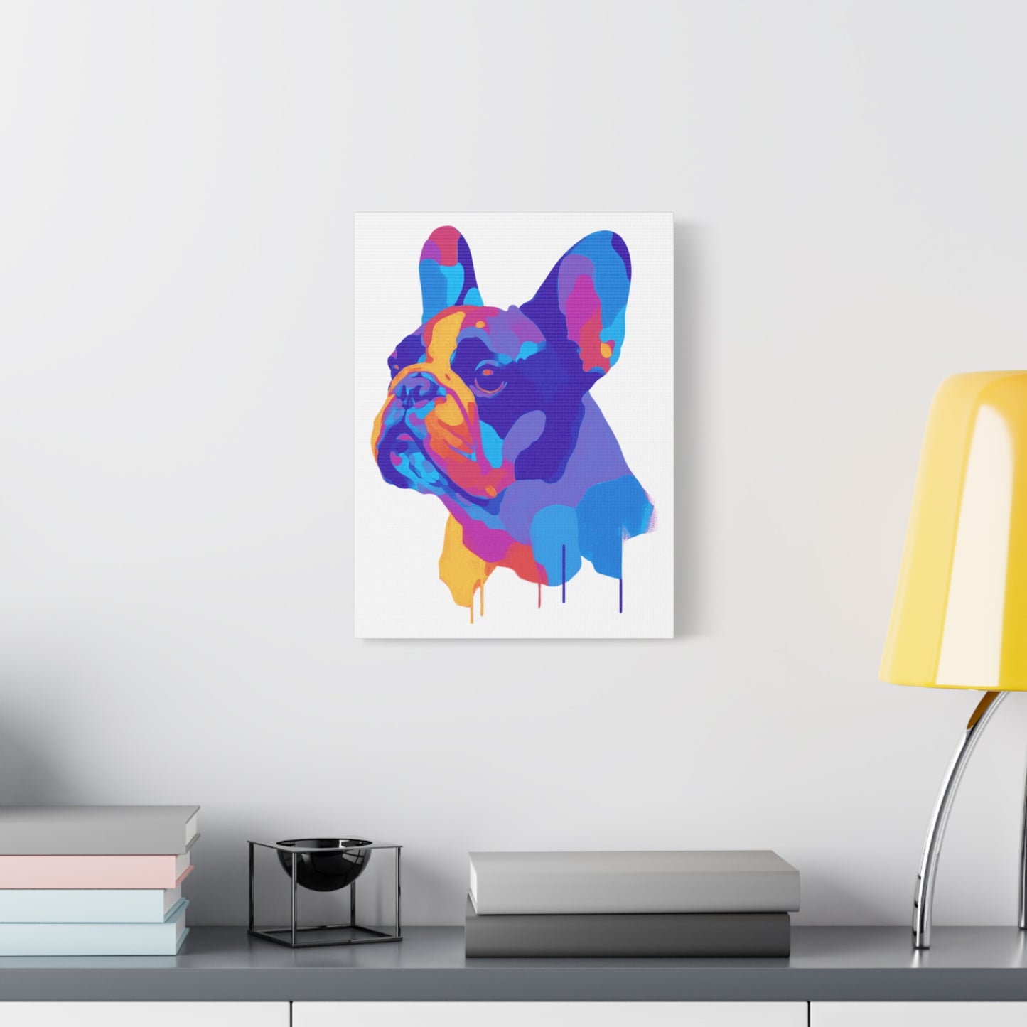 Artistic French Bulldog Canvas