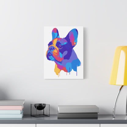 Artistic French Bulldog Canvas