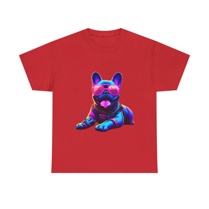 Womens neon French Bulldog T-shirt