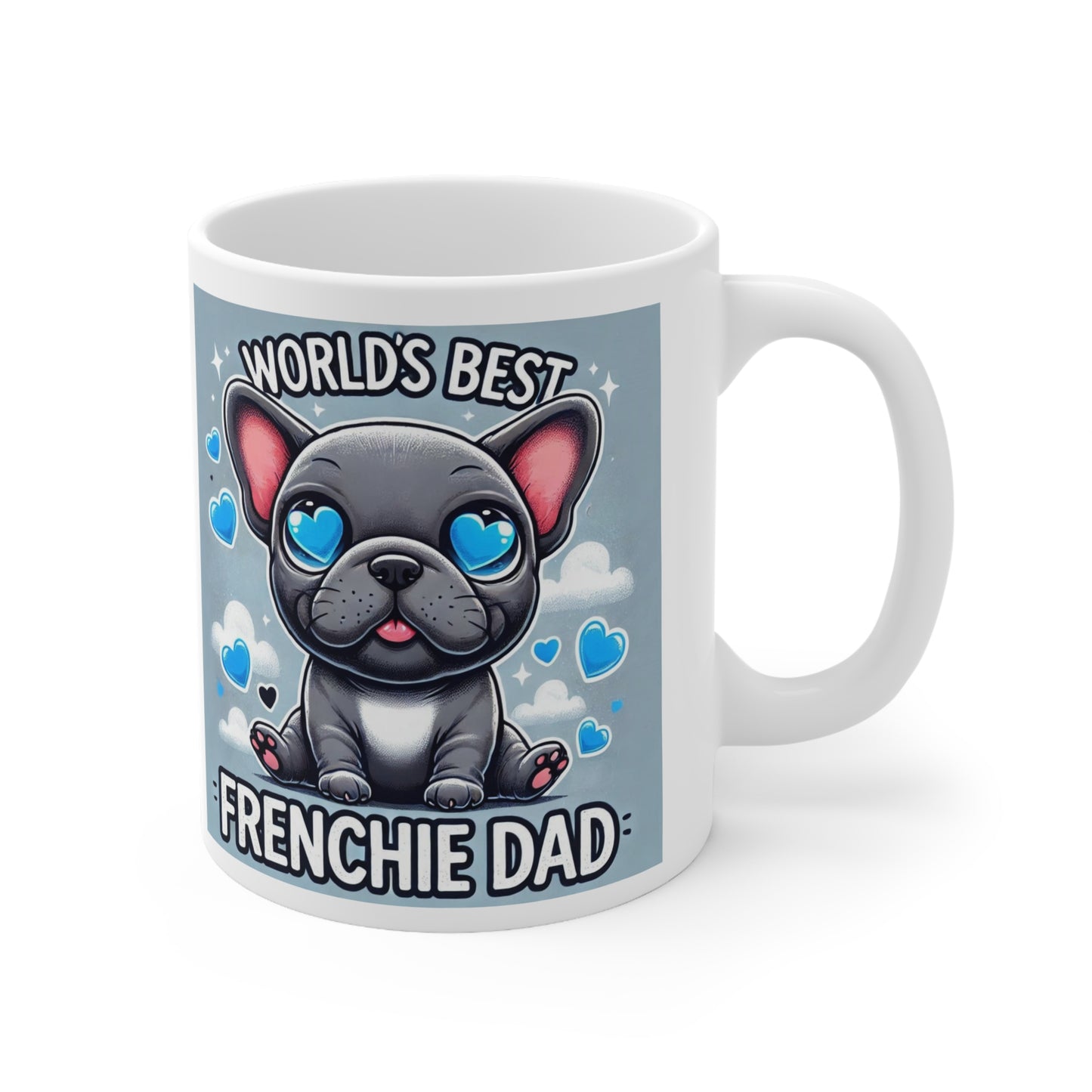Worlds Best Dad Frenchie mug