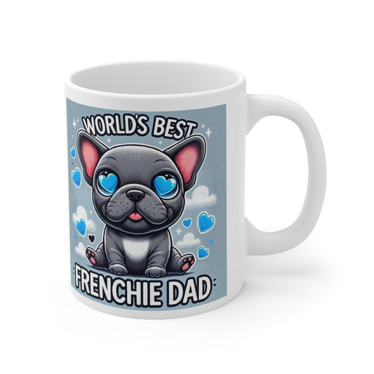 Worlds Best Dad Frenchie mug