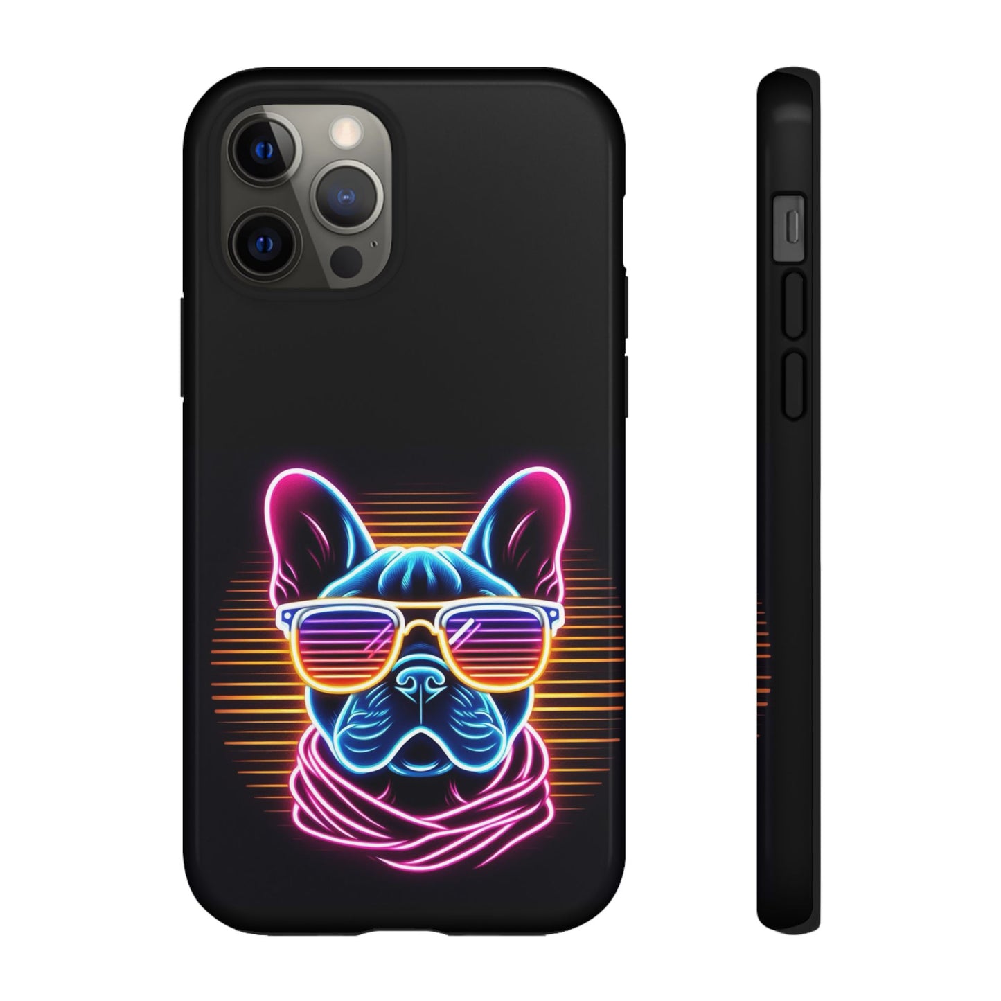 Neon French Bulldog Phone Case