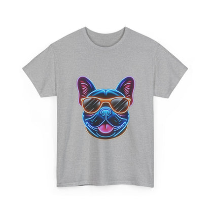 Mens neon French Bulldog T-shirt