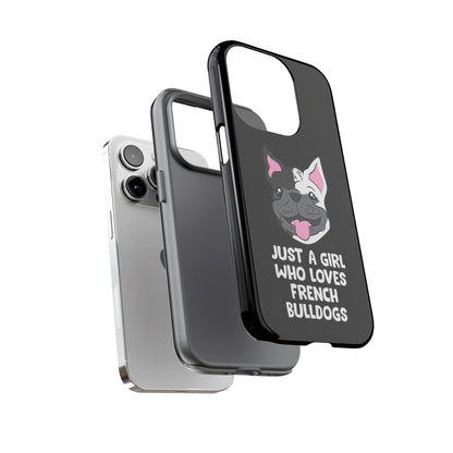 I Love My French Bulldog Phone Case