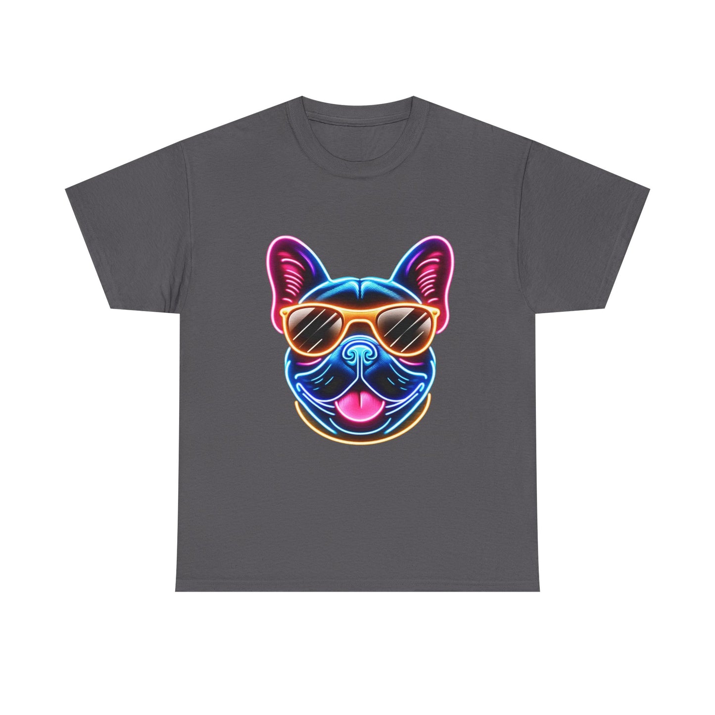 Womens neon French Bulldog T-shirt