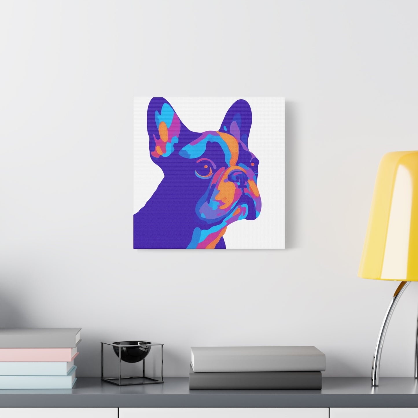 Artistic French Bulldog Canvas