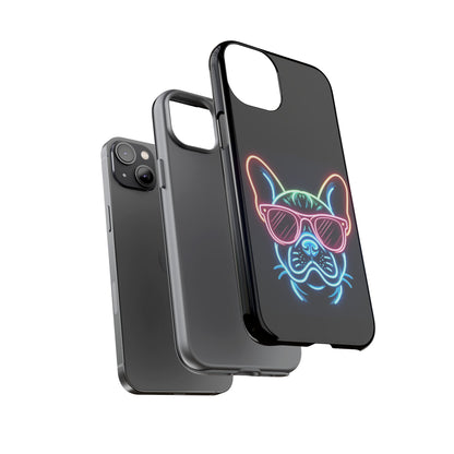 Neon French Bulldog Phone Case