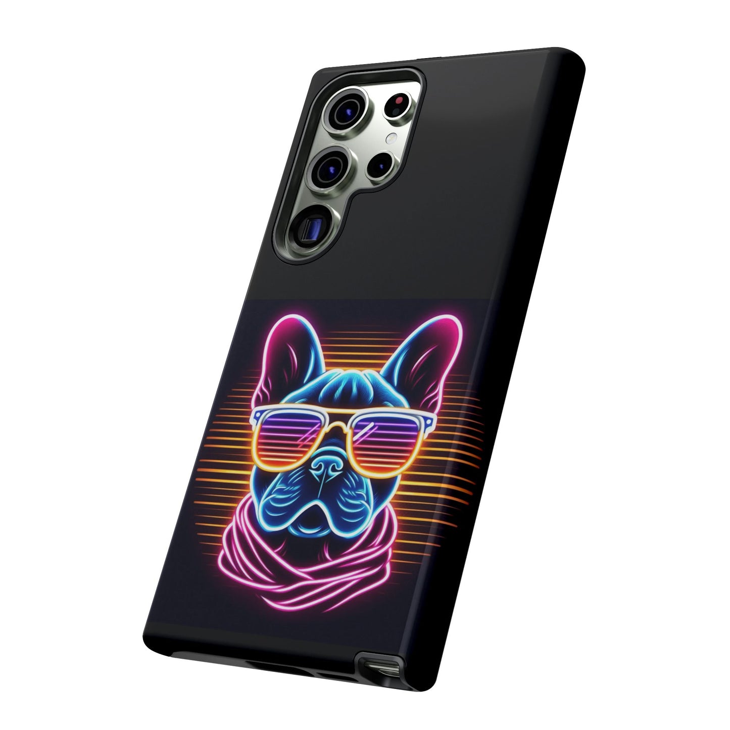 Neon French Bulldog Phone Case