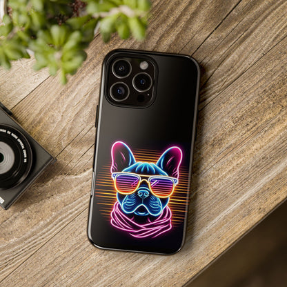 Neon French Bulldog Phone Case