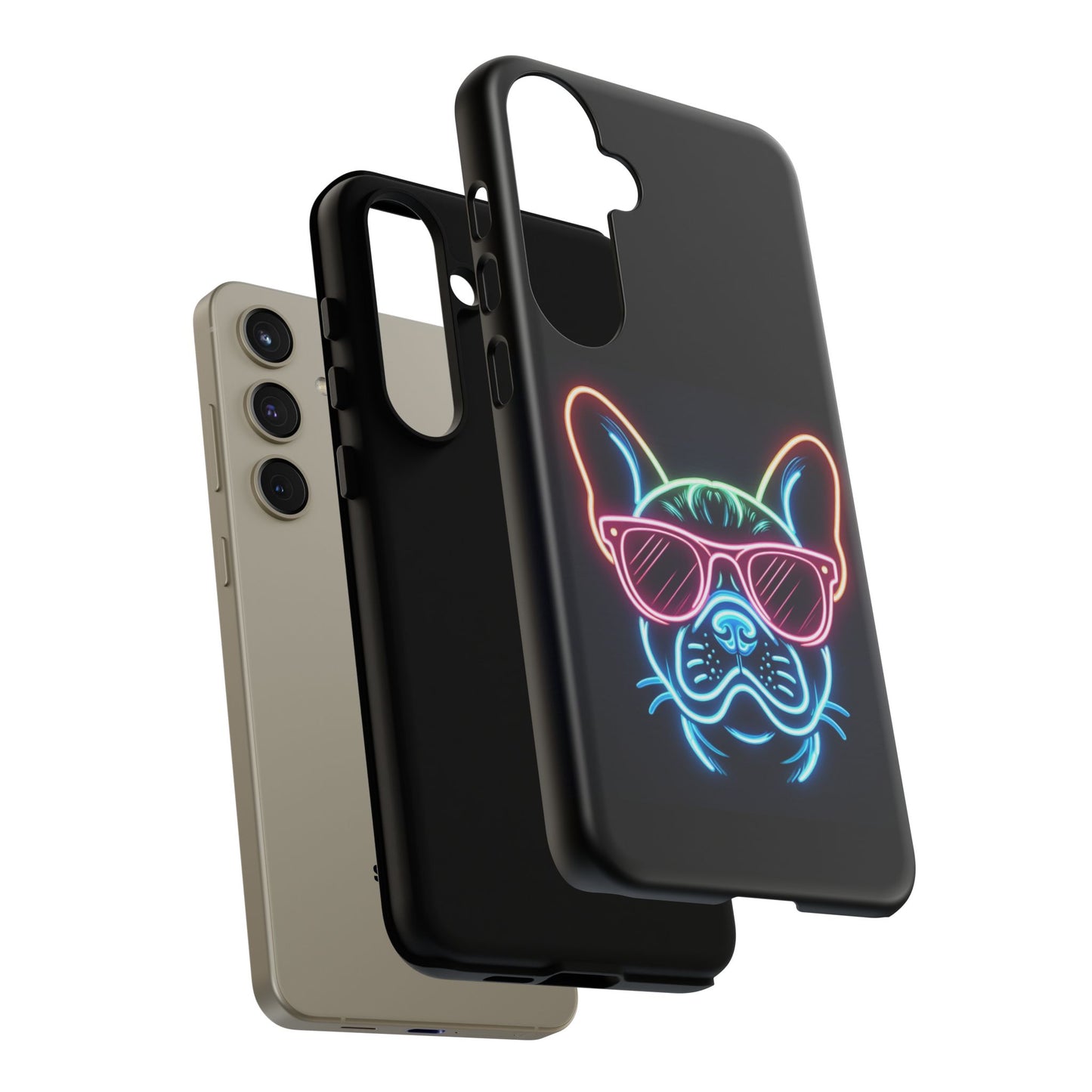Neon French Bulldog Phone Case