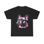 Womens Colourful French Bulldog artistic T-shirt