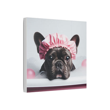 French Bulldog Bathroom Canvas