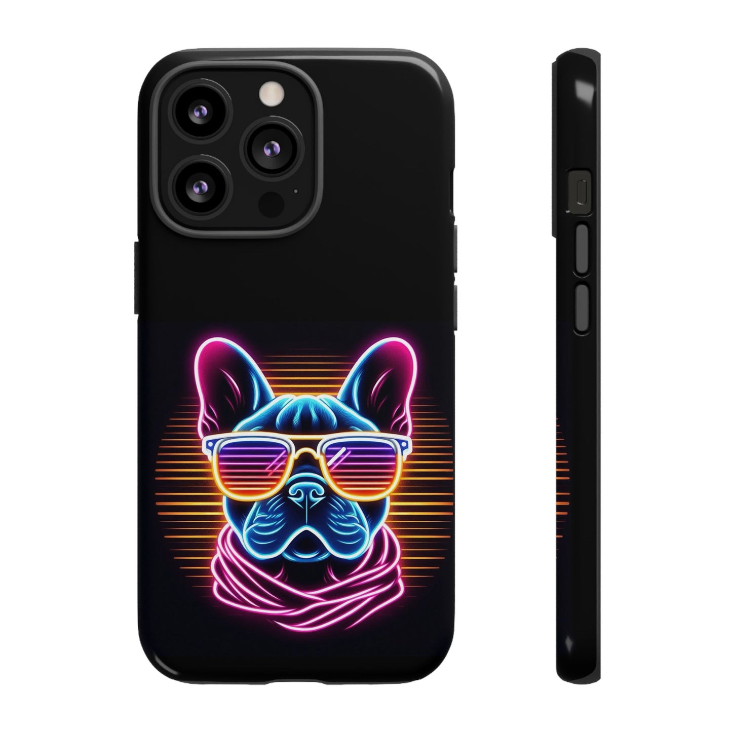 Neon French Bulldog Phone Case