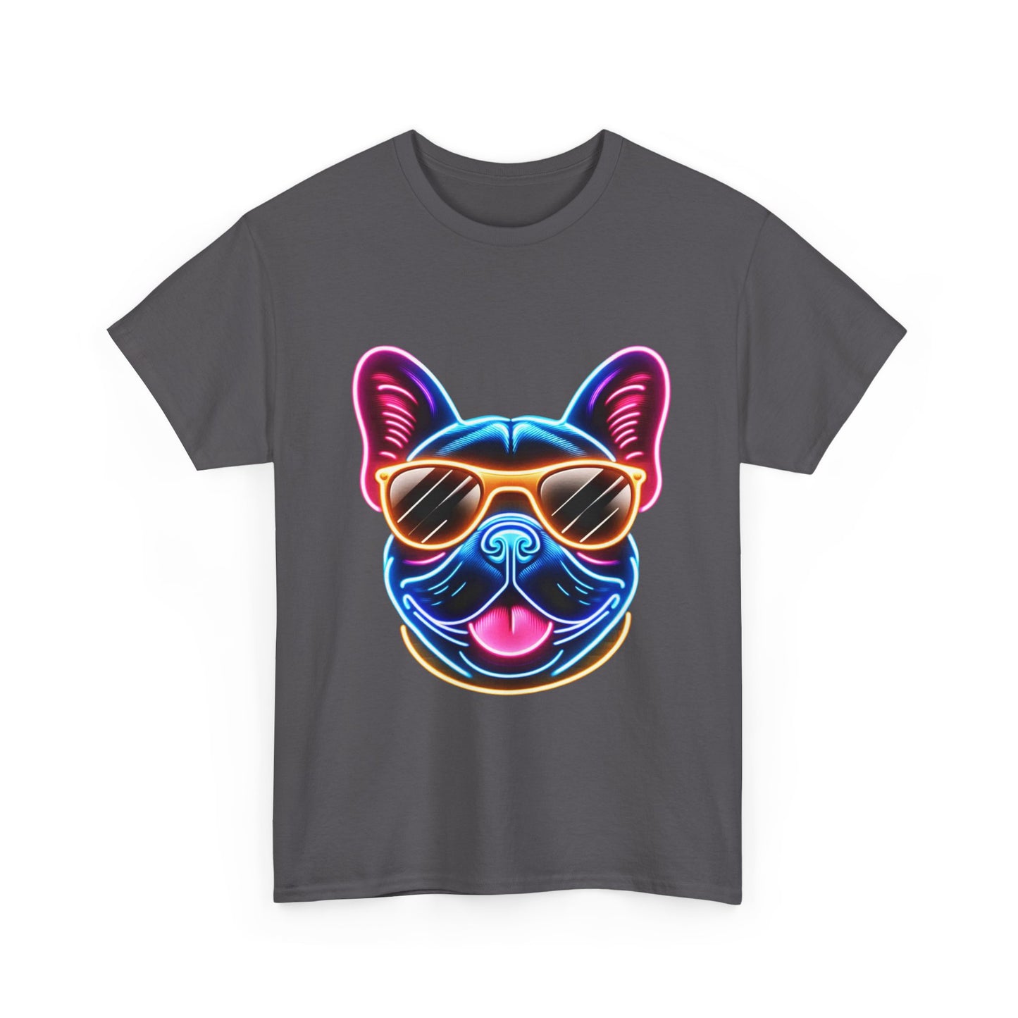 Womens neon French Bulldog T-shirt