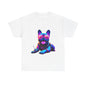 Womens neon French Bulldog T-shirt