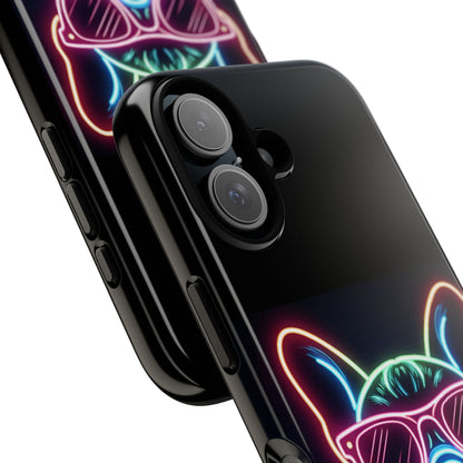 Neon French Bulldog Phone Case