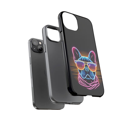 Neon French Bulldog Phone Case