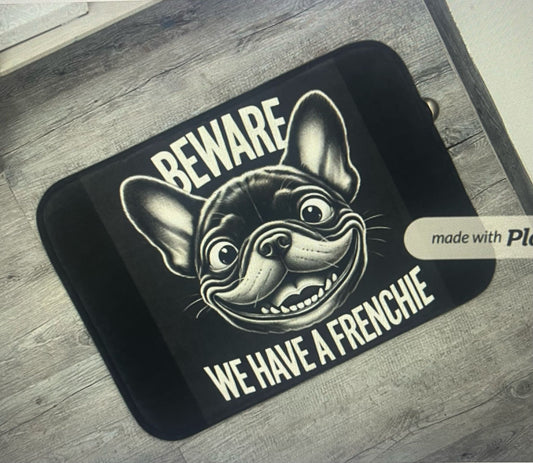Funny French Bulldog Doormat